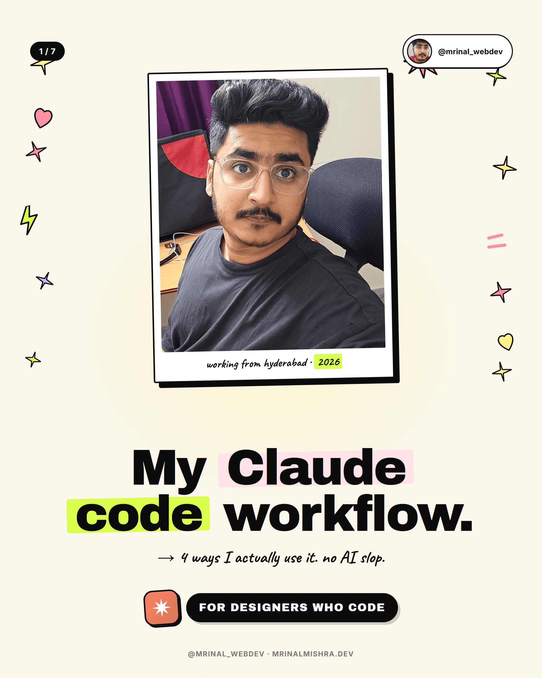 My Claude code workflow.